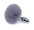 Detachable Anal Plug Real Bunny tail Smooth Touch Metal Butt Plug Tail Erotic BDSM Sex Toys for Woman Couples Adult Games